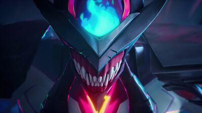 دانلود والپیپر آتروکس پریموردین از انیمای اسکواد League of Legends Aatrox Primodian Anima Squad LoL Cinematic