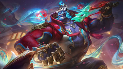 دانلود والپیپر دکتر موندو اسپلندور لوپوس لول Dr Mundo Splendor Opus Skin LoL Splash Art