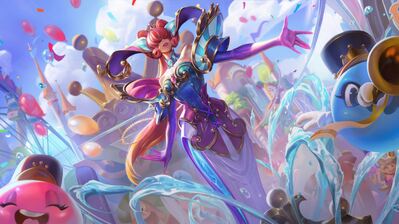 دانلود والپیپر لیسandra گاردن پارتی LoL Wild Rift Skin Splash Art