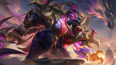 دانلود والپیپر جکس دراگونمَنسر لول Jax Dragonmancer Skin LoL Splash Art