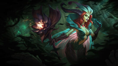 دانلود پوستر لبلانک الدر وود لول LeBlanc Elderwood Skin Rework LoL