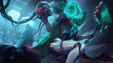 دانلود والپیپر لبلانک برنامه LoL LeBlanc Program Skin Rework
