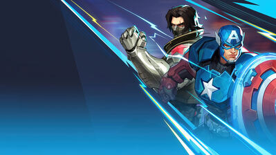 دانلود والپیپر کاپیتان آمریکا و سرباز زمستان از Marvel Rivals Captain America Winter Soldier Marvel Rivals