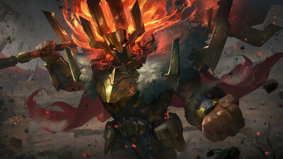 دانلود والپیپر موردکایزر Sahn-Uzal LoL Mordekaiser Sahn-Uzal Skin LoL Splash Art