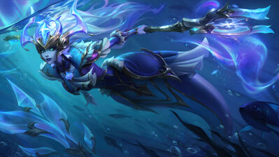 دانلود والپیپر نومی Winterblessed League of Legends Nami Winterblessed Skin
