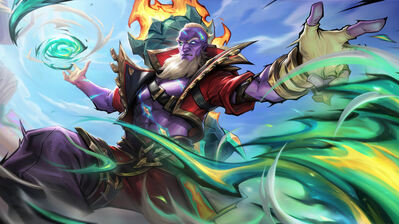 دانلود والپیپر رایز سول فایتر لول رایت رایز WR Ryze Soul Fighter Skin LoL