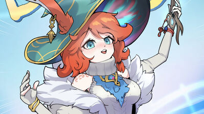 دانلود والپیپر آورورا لیگ آو لجندز Aurora League of Legends Art