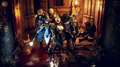 دانلود والپیپر بازی دنجیون استاکر Dungeon Stalker Game Characters | دد‌مرداب یعنی خزه و مرگ. تو خزه نداری، مرگت نزدیکه. بک‌گراند بمون.