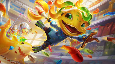 دانلود والپیپر فود اسپیریتس فیز لول Food Spirits Fizz LoL Wild Rift