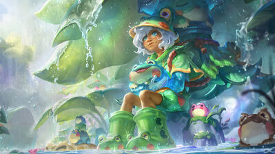 دانلود والپیپر رین شفرد میلیو لول اسپلش آرت Rain Shepherd Milio Skin LoL Splash Art