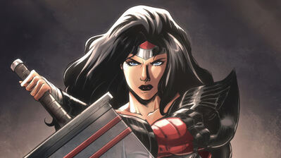 دانلود والپیپر شمشیر Absolute Wonder Woman