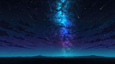 دانلود والپیپر آسمان شب و کهکشان راه شیری Night Sky Stars Milky Way