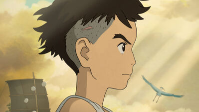 دانلود پوستر انیمه پسر و حواصیل The Boy and the Heron