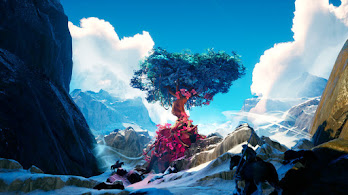 دانلود والپیپر طبیعت فانتزی درخت Fantasy Nature Tree Scenery Art