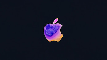 دانلود والپیپر مینیمال لوگوی اپل iPhone 12 Apple Logo