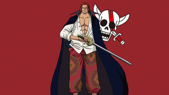 دانلود والپیپر شنکس از وان پیس رد Shanks One Piece Red