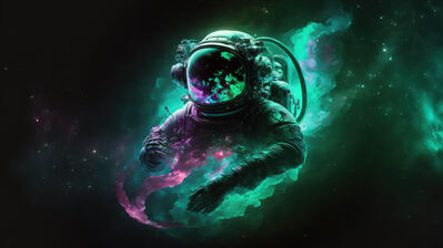 دانلود والپیپر فضانورد Space Art