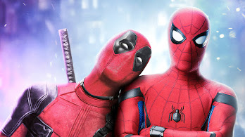 دانلود والپیپر ددپول و مرد عنکبوتی مارول Deadpool Spider-Man Marvel
