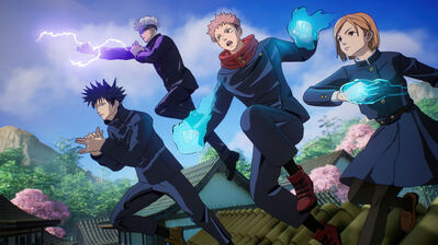 دانلود والپیپر فورتنایت و جوجوتسو کایسن Fortnite Jujutsu Kaisen