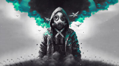 دانلود والپیپر ماسک گاز و سم Gas Mask Poison