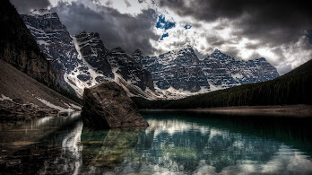 دانلود والپیپر منظره دریاچه کوه Nature Lake Mountains Scenery