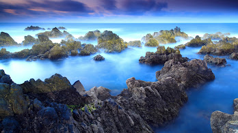 دانلود والپیپر منظره دریا Seascape Horizon