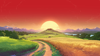 دانلود والپیپر منظره طبیعت طلوع آفتاب Sunrise Landscape