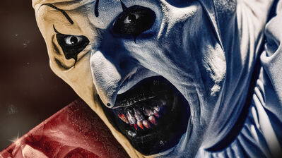 دانلود پوستر فیلم تریفایر ۳ آرت دلقک Terrifier 3 Movie Poster Art the Clown | دلقک ترسناک یعنی دوست داری بترسی تا فراموش کنی از چی واقعاً می‌ترسی: از تنها موندن.