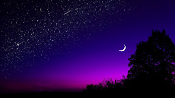دانلود والپیپر منظره آسمان شب پرستاره Night Beautiful Sky Stars