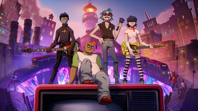 دانلود والپیپر گوریلا فورتنایت Gorillaz Fortnite