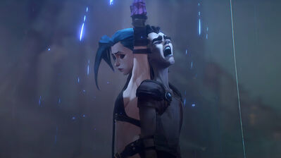 دانلود پوستر جینکس آرکین Jinx Arcane Netflix League of Legends