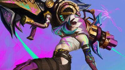 دانلود والپیپر جینکس آرکین Jinx LoL Arcane