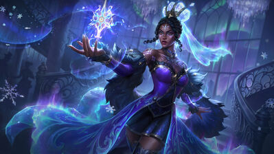 دانلود والپیپر مل وینتربلسد لیگ آف لجندز Mel Winterblessed Skin LoL