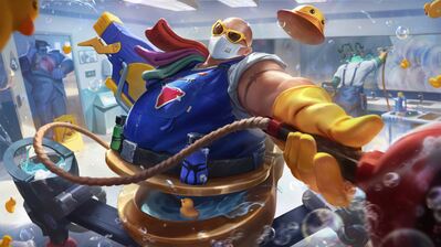 دانلود والپیپر ارگوت The Clogfather Skin League of Legends