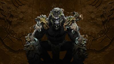 دانلود والپیپر دیابلو ۴ اسپیریت‌بورن گوریل Diablo IV Spiritborn Gorilla