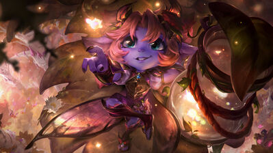 دانلود والپیپر تریستانا LoL Faerie Court Tristana Skin