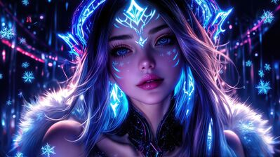 دانلود والپیپر دختر زیبا چشم آبی فانتزی Beautiful Girl Blue Eyes Fantasy