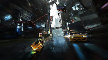 دانلود والپیپر سایبرپانک Sci-Fi Cyberpunk Digital Art