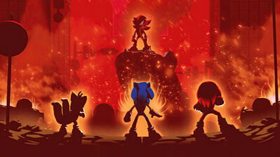 دانلود والپیپر شخصیت‌های فیلم سونیک ۳ Sonic 3 Movie Characters