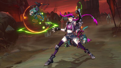 دانلود والپیپر ۲ایکس‌کی‌او جینکس زامبی اسلیر 2XKO Jinx Zombie Slayer