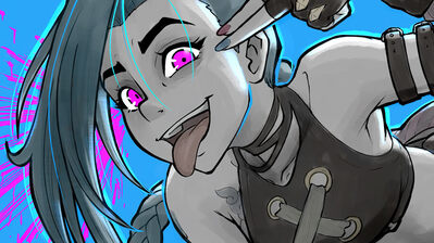 دانلود والپیپر جینکس آرکین سریال نتفلیکس Arcane Jinx LoL