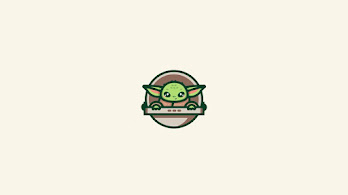دانلود والپیپر مینیمال بیبی یودا Baby Yoda Minimalist