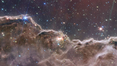 دانلود والپیپر سحابی کارینا Carina Nebula Cosmic Cliffs Stars