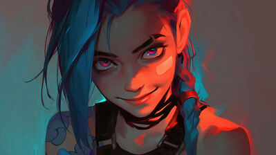 دانلود والپیپر جینکس آرکین Jinx Arcane