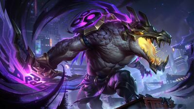 دانلود والپیپر رنکتون اینکشیدو لول Renekton Inkshadow Skin LoL Splash Art