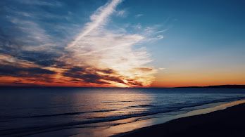 دانلود والپیپر ساحل غروب Seascape Sunset Beach