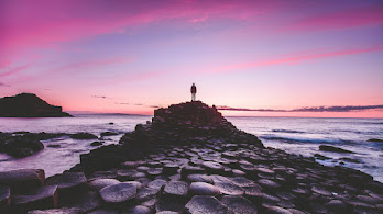 دانلود والپیپر طلوع ساحل Sunrise Coast Sea Horizon Scenery