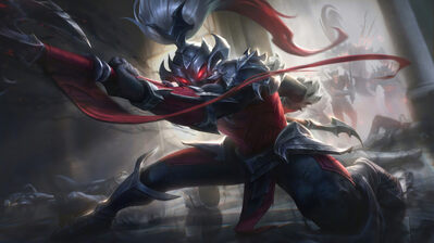 دانلود والپیپر شین ژائو مارودر اسکین لول Xin Zhao Marauder Skin LoL Rework Splash Art