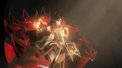 دانلود والپیپر آهری ایمرتالایزلد لجند لول Ahri Immortalized Legend LoL Game