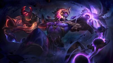 دانلود والپیپر Dark Star Sylas LoL Skin